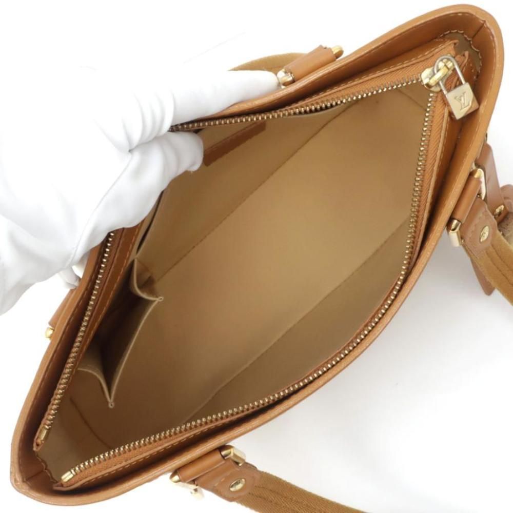Louis Vuitton Lucile PM Tote Bag Monogram Mini Canvas Leather Beige - Picture 7 of 8